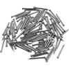 OMOTOOL Hardware Set di assortimento chiodi in acciaio al carbonio (100 pezzi), chiodi zincati per appendere quadri e lavorazione del legno, chiodi in acciaio per calcestruzzo per battiscopa e