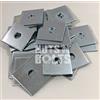 NUTS 'N' BOLTS M10 x 50 x 50 x 3 spessore piastra quadrata rondelle zincato - Confezione da 20