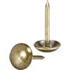 Unifizz 100 chiodi decorativi per tappezzeria, 9 x 17 mm, con testa rotonda, per divani, sedie, testiere, tappeti, artigianato del legno