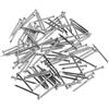 OMOTOOL Set di chiodi in cemento hardware da 3 cm (100 pezzi), chiodi in acciaio al carbonio per appendere immagini e lavorazione del legno
