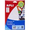 APLI Labels A5 Print&Write 8 x 20mm
