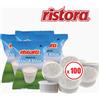 Ristora Bevanda Bianca 100 capsule compatibili Lavazza Espresso Point (4 Box da 25 pezzi)
