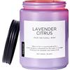 M&SENSE Candela profumata, candele aromaterapiche alla lavanda agrumi, candele medie per la spa, regali antistress per la mamma, la fidanzata e l'insegnante, il bagno e lo yoga,110 ore di combustione