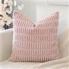 Artscope 1 Pezzi Federe per Cuscini in Velluto a Coste Minimalista Copricuscino Colorato per la Decorazione Domestica Soggiorno Camera da Letto Divano 60x60cm, Rosa
