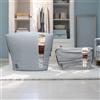 EULANT Grande Sacchetto Sottovuoto in Nylon per Vestiti con Chiusura Lampo Ermetica IP67, Impermeabile Compressione Sottovuoto per Copriletti, Coperte, Biancheria da Letto, Riutilizzabili