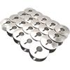 ckpsms Marca-#9033S Bobina in Metallo Compatibile/Sostitutiva per Pfaff Marca domestiche130,230,360,1197,1471,1473,1475,1520,1530,2026,7560 industriali 138,238,335,438,463 Adler Marca 67,68,69(20PCS)