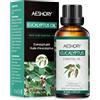 AESHORY Olio Essenziale di Eucalipto 50ML, Naturali Olio di Eucalipto, Olio Profumati Aromaterapia Premium per Diffusori, SPA, Massaggio, Cura della Pelle