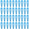 PIDOUDOU 40 fermagli per capelli da ragazza, 5 cm, in metallo, per donne (turchese blu)
