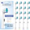 SetSail Testine per spazzolino da denti Oral B, confezione da 16 testine di ricambio professionali per spazzolino elettrico, setole medie morbide Dupont, testine di ricambio per spazzolino da denti di