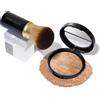 Laura Geller Beauty LAURA GELLER NEW YORK Kit Get Glowing (2 pezzi): fondotinta in polvere illuminante Balance-N-Glow, Light + Aerografo Pennello da trucco Kabuki