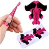 Mwoot 100 Pezzi Unghie Guida adesivi, Forma di Pesce Rosso Unghie Estensioni Punti, Autoadesivo Nail Forms per extension in acrilico o gel UV