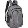 SIVENKE Zaino Zaino per la Scuola Ragazzi Teenager Borsa per la Scuola Zainetto Laptop Borsa Multifunzionale Zaino da Giorno Idrorepellente Bookbag Zaino per Bambini per Scuola Viaggi, grigio/blu
