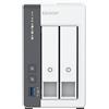 GielleService NAS SERVER TOWER QNAP TS-216G Processore ARM Cortex-A55 Memoria 4 GB 2 alloggiamenti 2,5 3,5 USB, RJ-45 2,5 GB