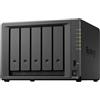 GielleService NAS SERVER SYNOLOGY DiskStation DS1525+ NAS 8 GB 5 alloggiamenti Processore AMD Nero