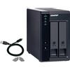 GielleService NAS SERVER TOWER QNAP TR-002 USB 3.0 RAID Expansion Box 2 alloggiamenti 2,5 3,5 Ventola da 70 mm