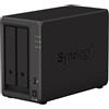 GielleService NAS SERVER TOWER Synology DiskStation DS723+ 2 unità archiviazione M.2 SATAIII Compatibile unità 2,5 3,5 2x RJ-45 1x USB 3.2