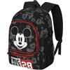 Disney Topolino Year-Zaino Fight FAN 2.2, Nero, 31 x 44 cm, Capacità 24 L