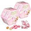 Caffetti Confetti Crispo Snob Rosa Lieto Evento 2 x 500g, Confezionati Singolarmente per Battesimo e Comunione con Mandorla e Cioccolato Bianco, Made in Italy per Bomboniera Confettata Formato Convenienza