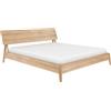 Ethnicraft - Letto matrimoniale Air - Legno naturale - Rovere massello - Designer Alain van Havre