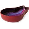 HK LIVING - Ciotola Shell - Rosso - Gres smaltato