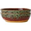 HK LIVING - Piatto per pasta - Set di 2 Ø 18,7 cm 70s ceramics - Multicolore - Gres smaltato