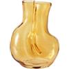 HK LIVING - Vaso Gleam - Arancione - Vetro