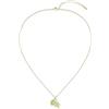 Lacoste Collana a Catena da Donna Collezione DEVA in Acciaio Inossidabile con Placcatura Ionica Oro Giallo decorato con Cristalli - 2040607