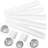 ShanBye Bracciali Schiaffo,12 PCS Slap Bracciali Pianura Bianco Braccialetti Slap Vuote Schiaffo Bianco a Scatto Slap Bracelet Fai-da-Te Per Il Giorno Dei Bambini