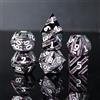 Elifel Dadi DND Set in Metallo D&D 7 Pezzi D4 D6 D8 D10 D12 D20 D% Dadi D&D Metallici Poliedrici per Dungeons And Dragons Pathfinder Giochi da Tavolo Rpg MTG