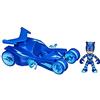 PJ Masks F2135 Deluxe Veicolo in età Prescolare, Cat-Car Toy con Catboy Action Figure per Bambini dai 3 Anni in su, Multicolore