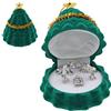 CBC Distributors Decorazione natalizia - Mini figure in metallo in scatola regalo albero - Natività