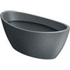 Prosperplast Vaso Aria Ovale Granito 40x20x16