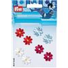 Prym Applicazione termoadesiva, fiori, multicolore