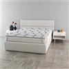 Italian Bed Linen Topper Matrimoniale 160x195 Made in Italy con Fibra di Carbonio per Massimo Comfort