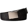 Calvin Klein Placca da uomo con logo, 38 mm, fissa, LV04D7075GCinture, nero, 115