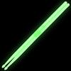 OriGlam, Bacchette luminose 5A per batteria, si illuminano al buio, colore: verde