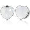 Vankula Dilatatori Lobo Single Flared tunnel dilatatore orecchie in Acciaio inossidabile Conchiglia a Cuore lobi piercing espansori Gioielli Uomo Donna 8mm a 16mm
