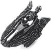 WESTMIAJW Anello da uomo con teschio, in acciaio inox, stile gotico punk, gioielli da uomo, taglia 18, 20, 20, 20, 20, 22, 20, 20, 22, 20,
