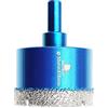 BRSCHNITT Punte Trapano Diamantate 50mm- BRSCHNITT foretto diamantato per Gres Porcellanato Piastrelle Ceramica granito Marmo
