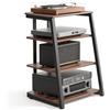 FITUEYES Design Mobile HIFI 4-Level Mobile Giradischi per Amplificatore/Turno/Sky box/Xbox One/Stampante Capacità di Carico 50 kg