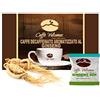 Caffè Vulcanus - 50 cialde ESE44 - Caffè decaffeinato aromatizzato al ginseng
