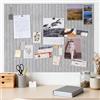 EYERIYO Bacheca Grande Autoadesiva 90x60 cm | Bacheca Autoadesiva in Sughero, Bacheca Decorativa in Feltro, Fototela Pieghevole, Memoboard Vision Board