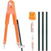 LALAGO Compasso Professionale per Falegname Grande 250mm, Compasso da Carpentiere con Matita, Compasso Leggero Matita per Tracciare e Segnare per Marcatura Lavorazione del Legno per Disegnare