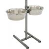 Trixie Bar Alza Ciotole in Acciaio Inox per Cani, 45lt-o28cm