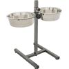 Trixie Bar Alza Ciotole in Acciaio Inox per Cani, 28lt-o24cm
