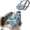PETCUTE Museruola per Cani,Museruola in Plastica per Cani, Museruola Regolabile Cane con Striscia Riflettente,Prevenire Mordere, Abbaiare E Masticare per Cani Cesto di Taglia Piccola, Media e Grande