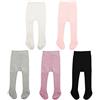 Durio - Calzamaglia per bambini, in cotone, collant caldi