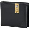 Lindenmann wallet men/men's wallet, matt cowhide, black