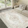 HUGEAR Tappeto Salotto 150x210cm Beige Grande