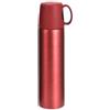 MIJOMA Thermos Thermos 500 ml - acciaio inox, isolamento a doppia parete, chiusura Quick Press, caldo per 12 ore, freddo per 24 ore (rosso)